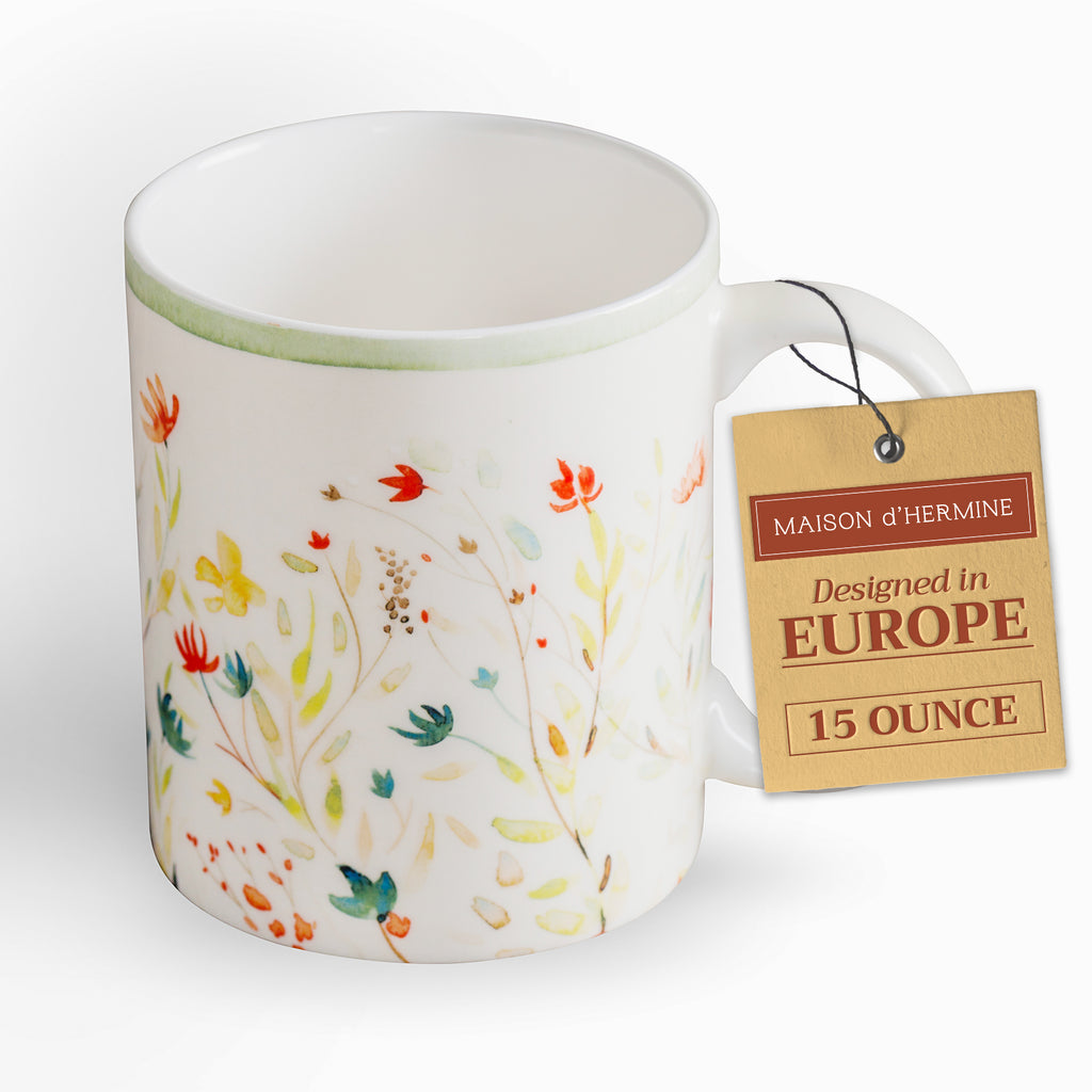 Colmar Fine Bone China Coffee Mugs