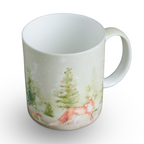 Winter Morning Fine Bone China Coffee Mugs