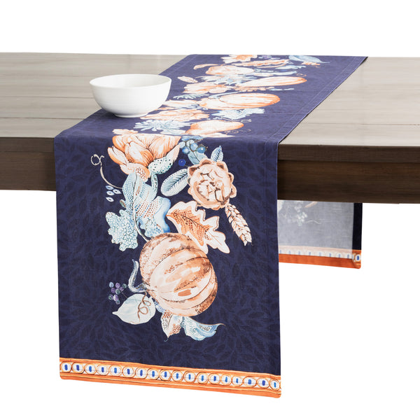 Pumpkin Blues Table Runners