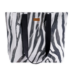 Zebra Canvas Tote Bags