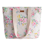 Sweet Rose Lavender Canvas Tote Bags