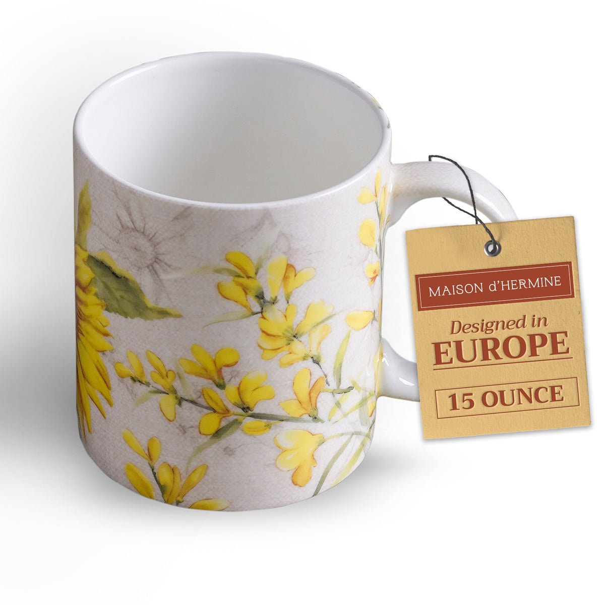 Candice Fine Bone China Coffee Mugs