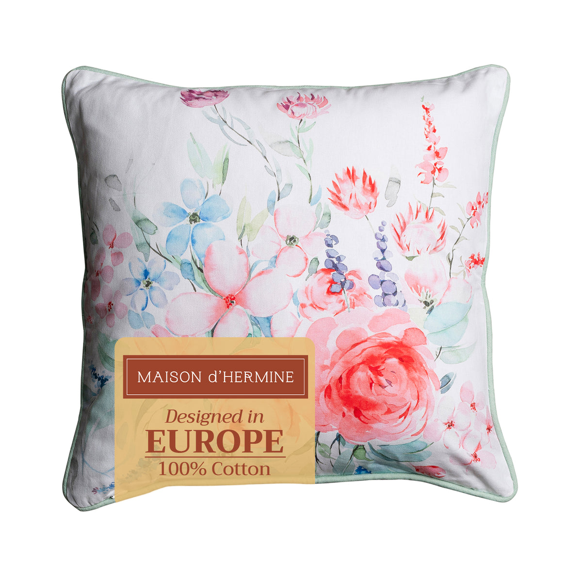 Pale Garden Throw Pillow Covers