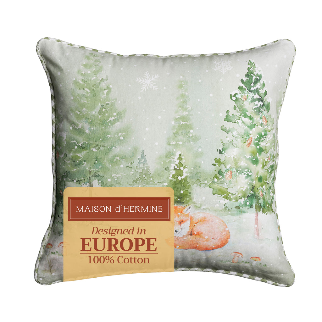 Winter Mornings Throw Pillow Covers
