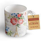 Champ De Mars Fine Bone China Coffee Mugs