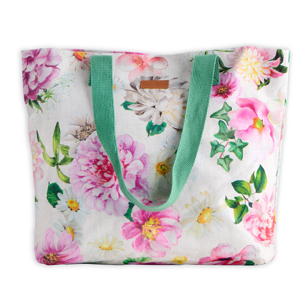 Pivoine Canvas Tote Bags