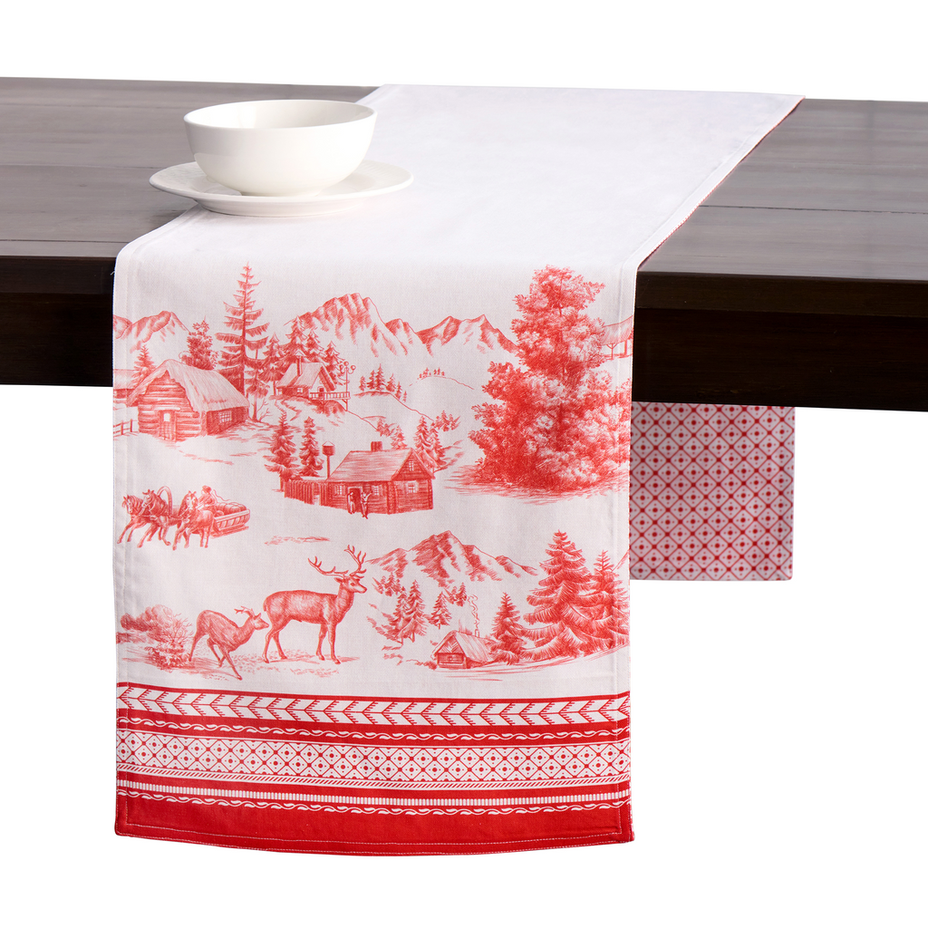 Winter Jouy Table Runners
