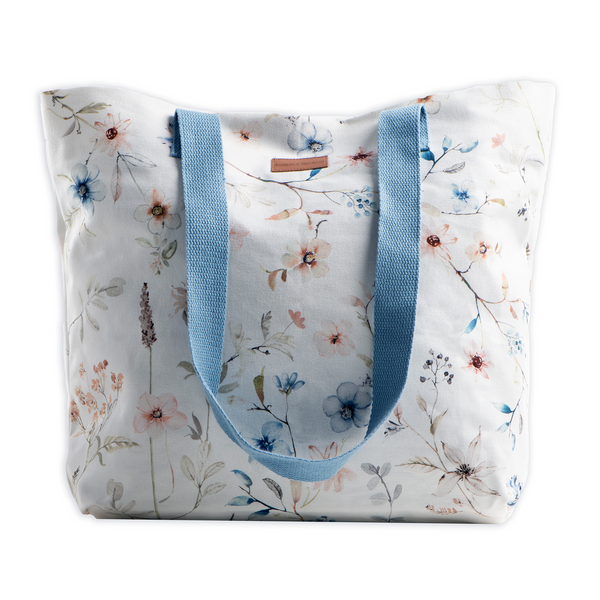 Ice Florals Canvas Tote Bags