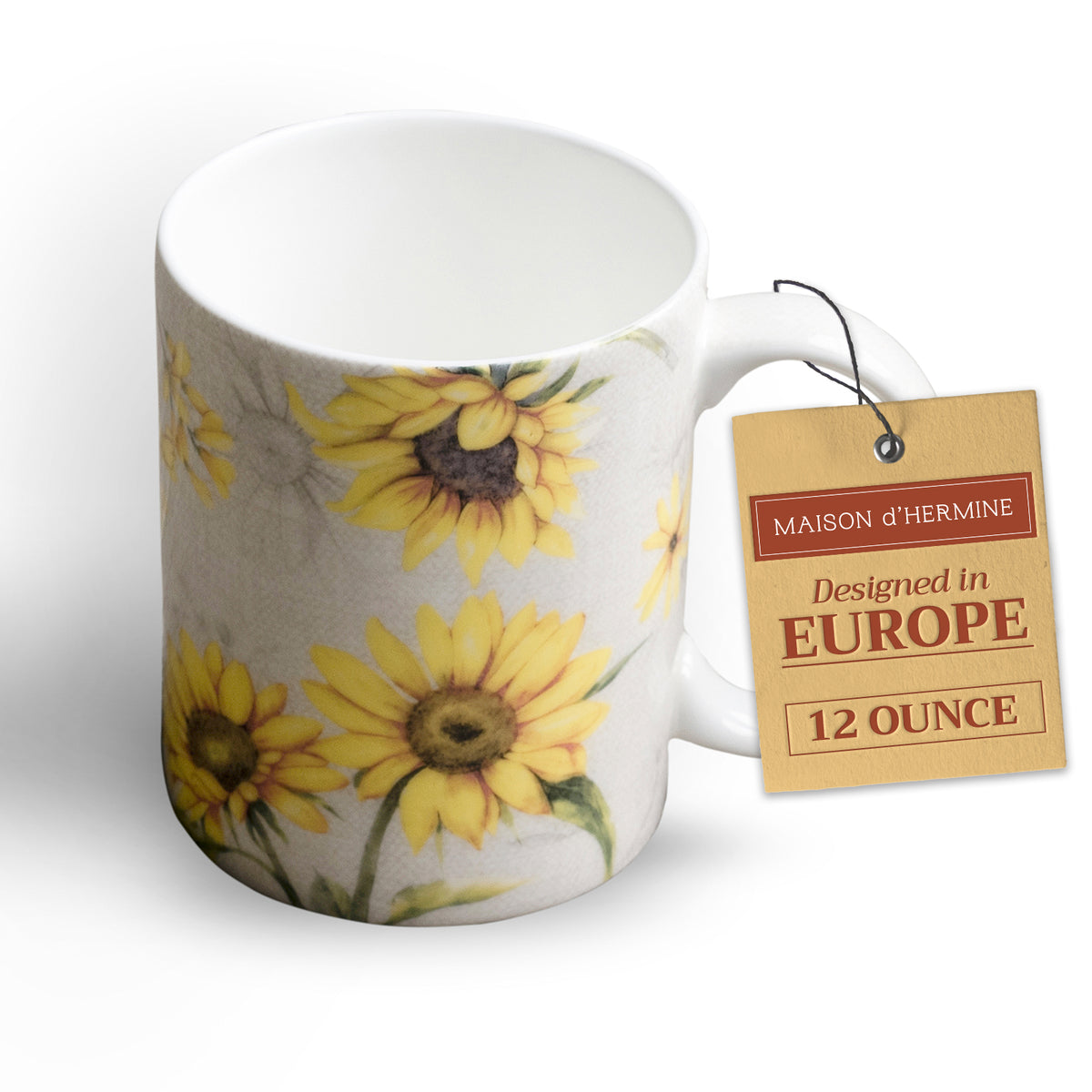Candice Fine Bone China Coffee Mugs