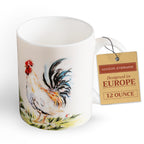 Campagne Fine Bone China Coffee Mugs