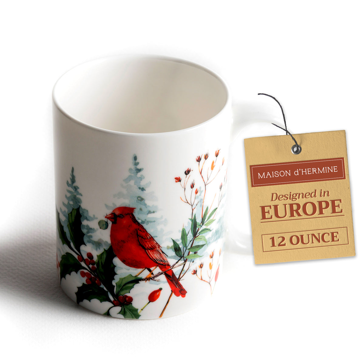 Morzine Fine Bone China Coffee Mugs