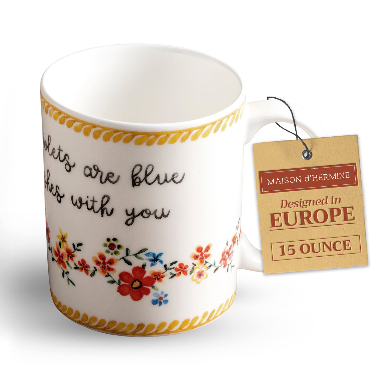 Happy Florals - Sweety Fine Bone China Coffee Mugs