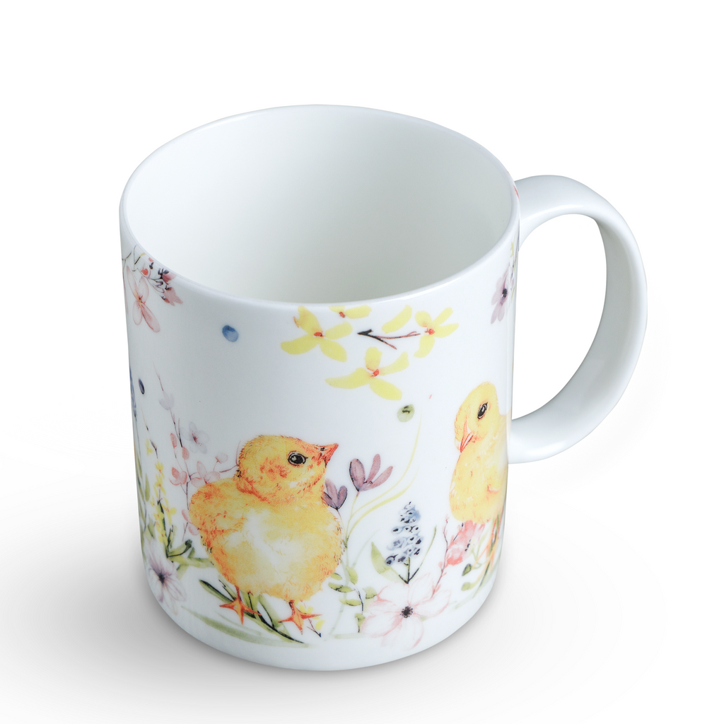 Easter Zest Fine Bone China Coffee Mugs