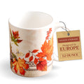 Amarante Fine Bone China Coffee Mugs