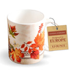Amarante Fine Bone China Coffee Mugs