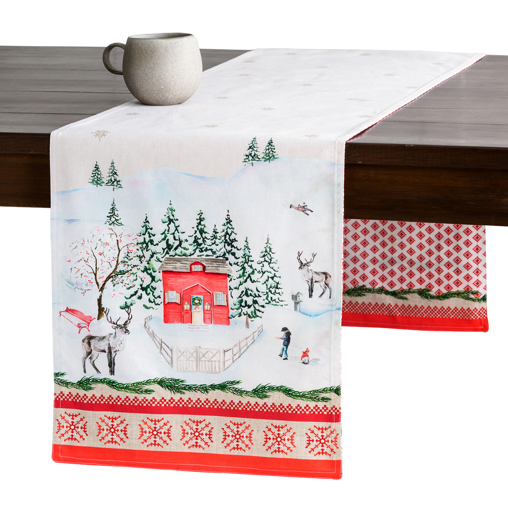Rural Christmas Table Runners