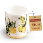 Limoncello Fine Bone China Coffee Mugs