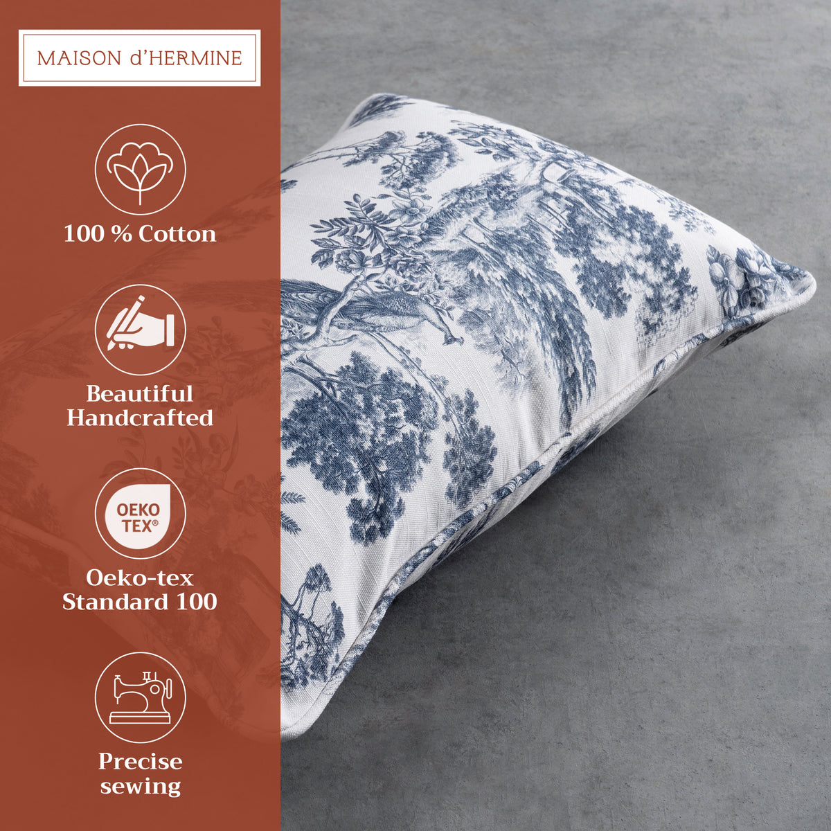 Trianon Throw Pillow Covers