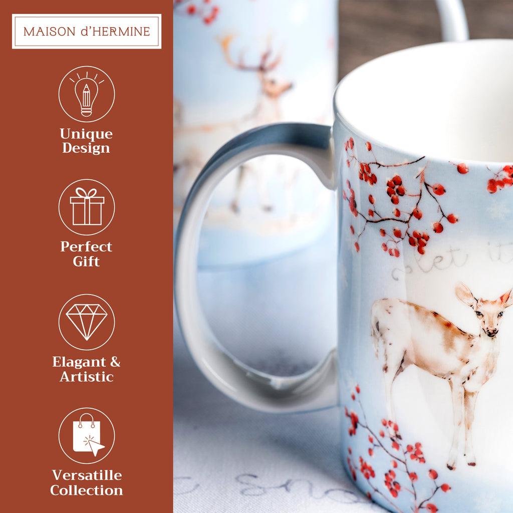 Fairy Tale Forest Fine Bone China Coffee Mugs