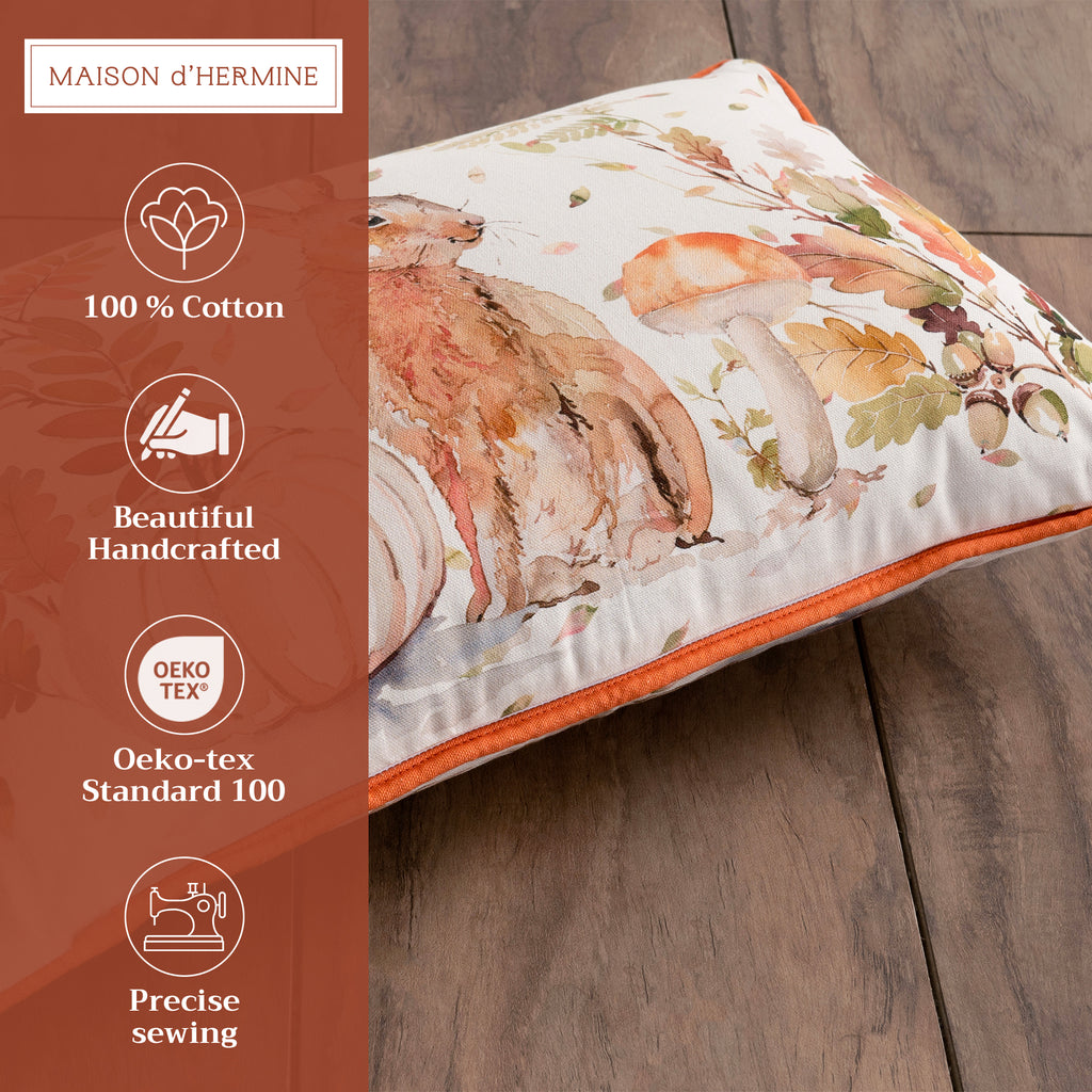 Pumpkin Passion Throw Pillow Covers