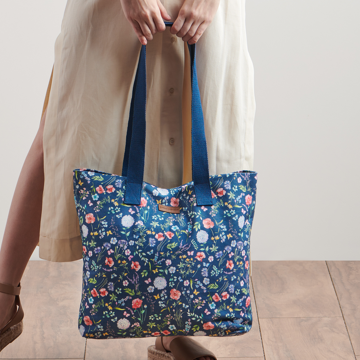 Just Floral Canvas Tote Bags
