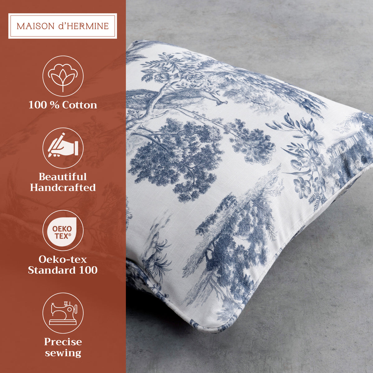 Trianon Throw Pillow Covers