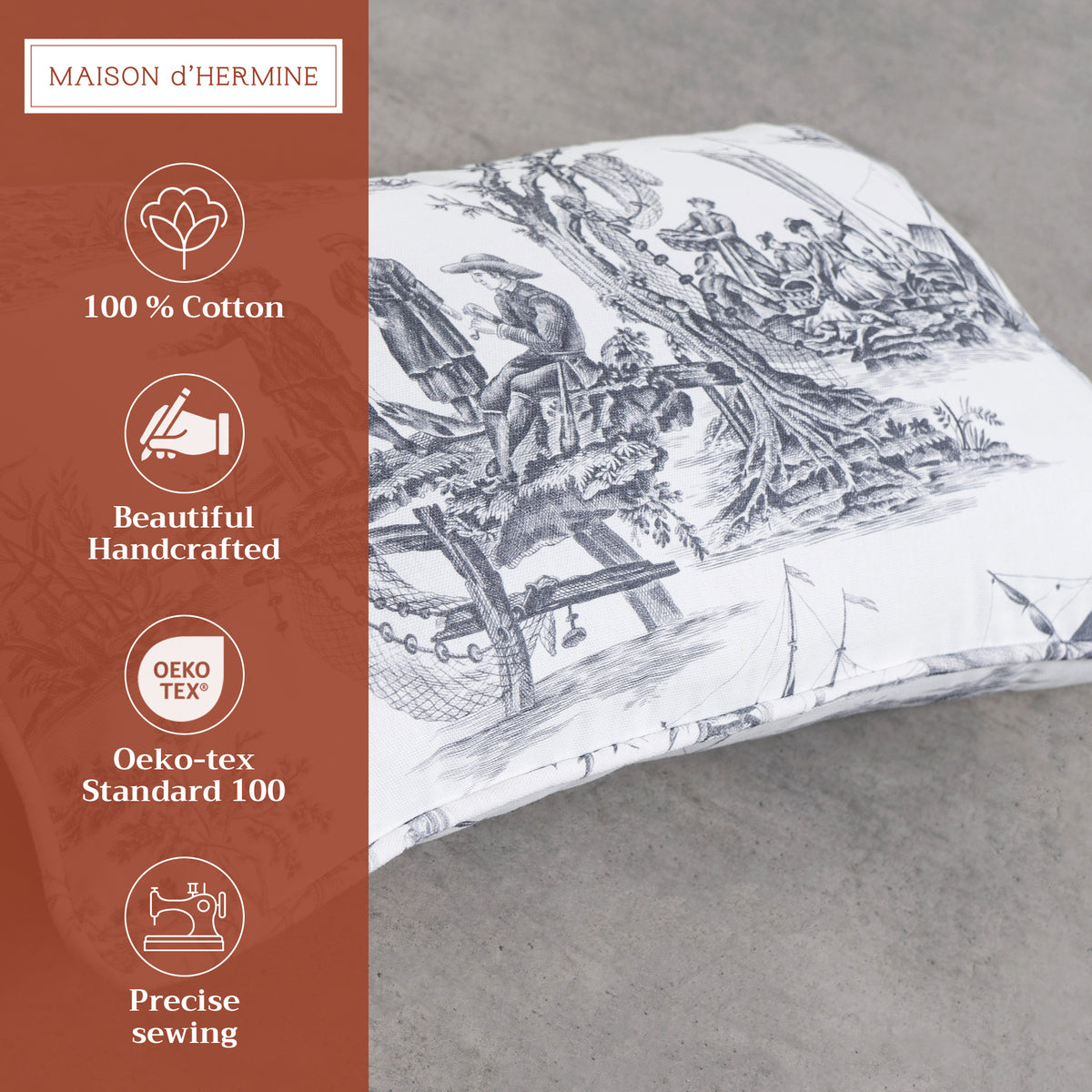 Calais Throw Pillow Covers