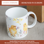 Easter Zest Fine Bone China Coffee Mugs