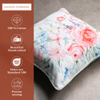 Pale Garden Throw Pillow Covers