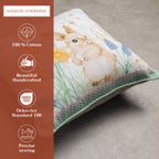 Easter Dew Throw Pillow Covers