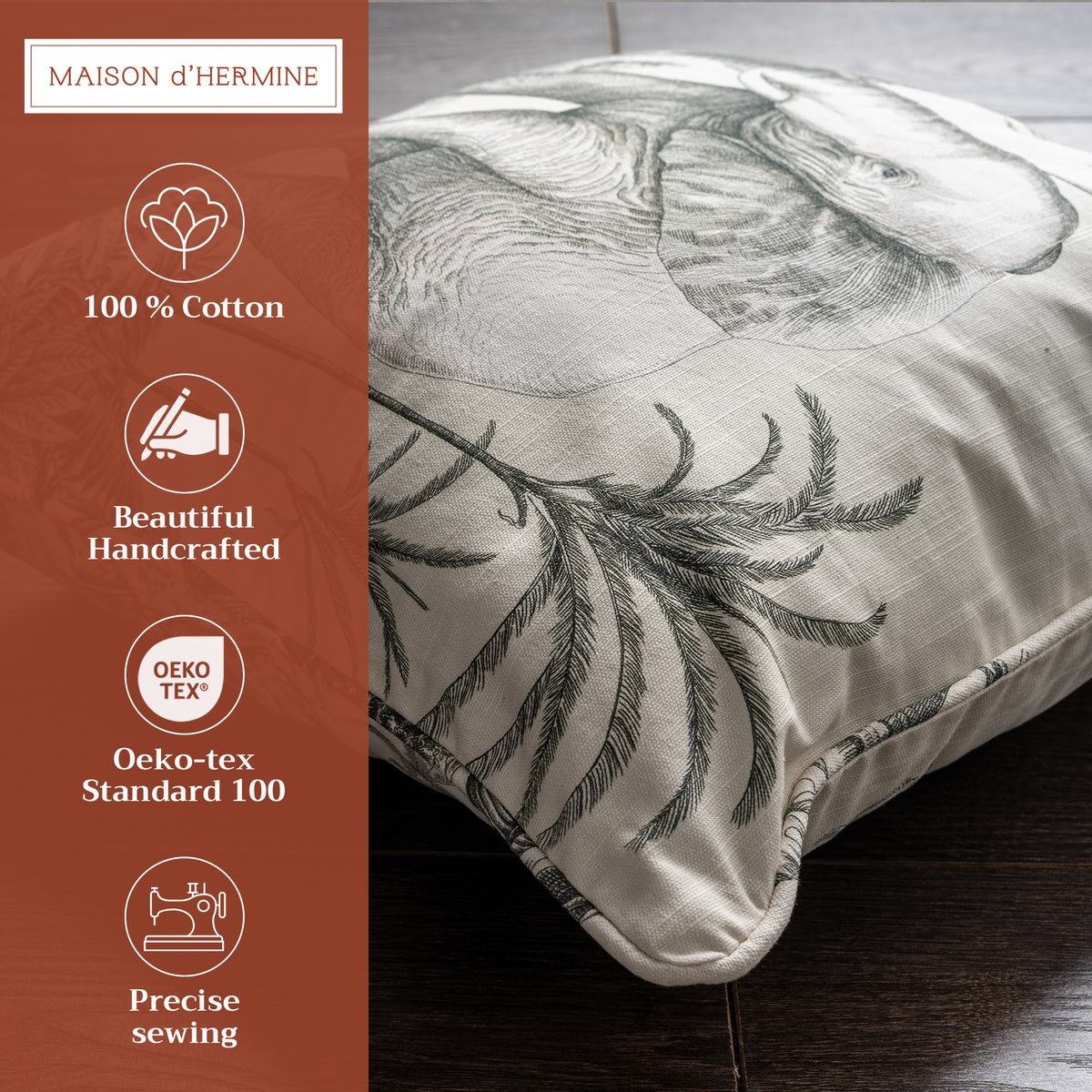 Savana Jouy Throw Pillow Covers