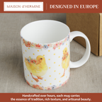 Ducklings In Spring Fine Bone China Coffee Mugs
