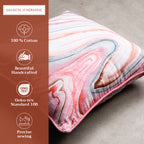 Pale Garden Throw Pillow Covers