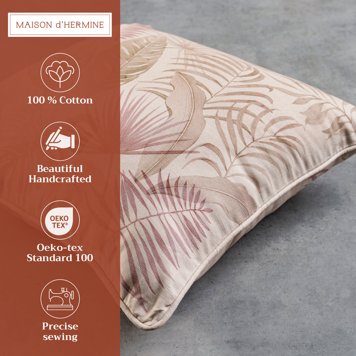 Creole Throw Pillow Covers