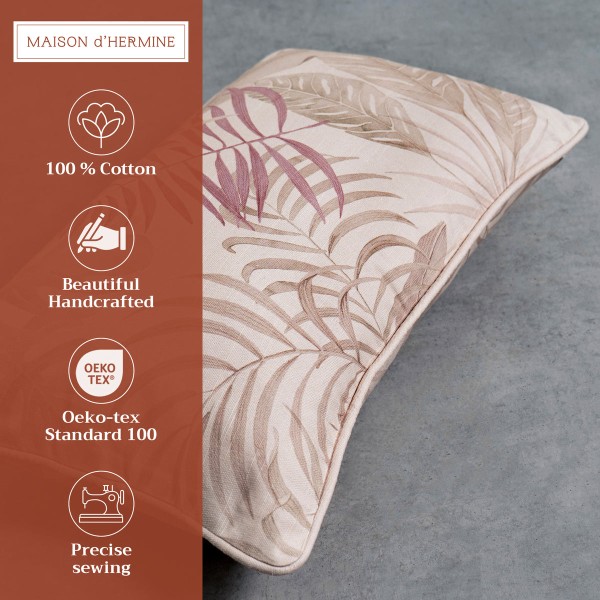 Creole Throw Pillow Covers