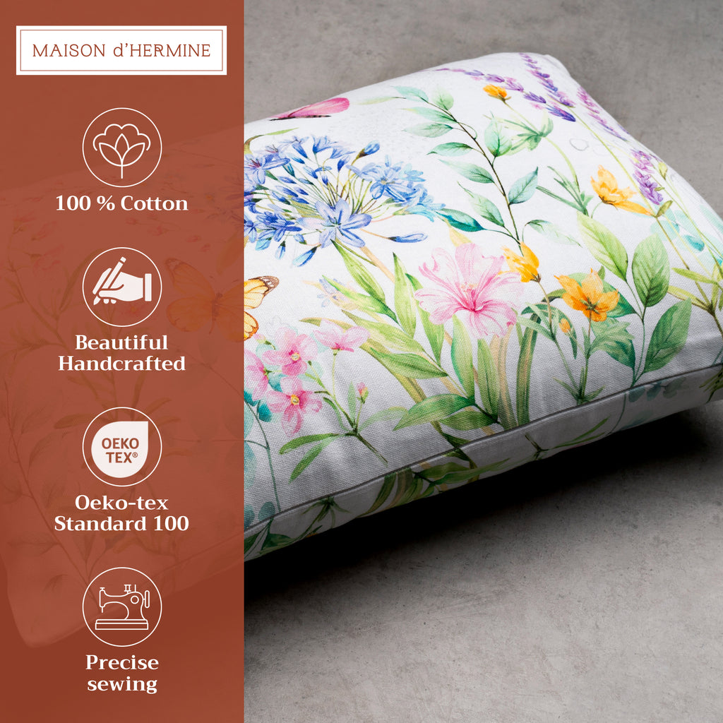 Artist Garden Throw Pillow Covers