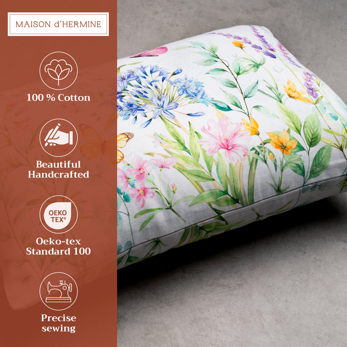 Artist Garden Throw Pillow Covers
