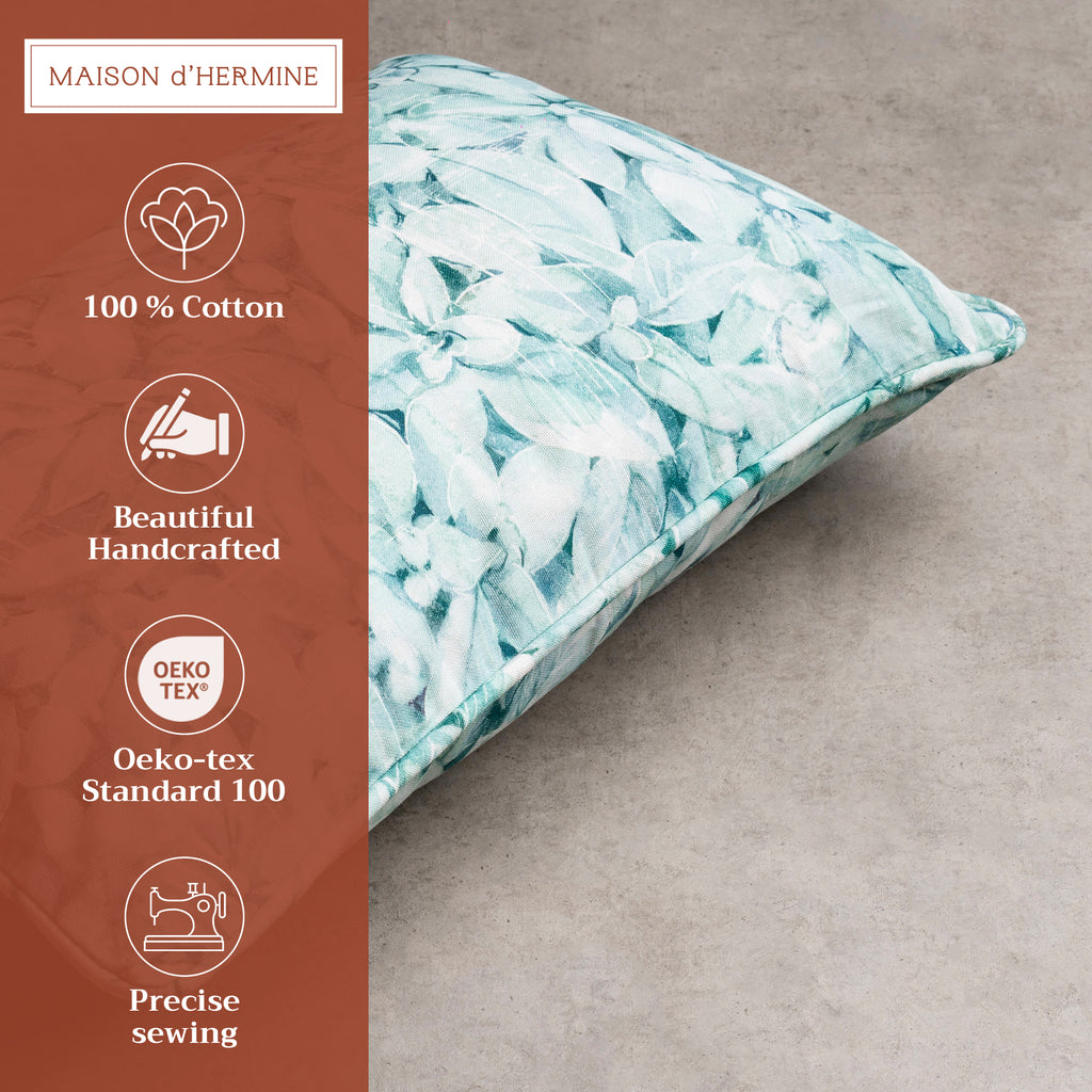Rose Lavender Sage Throw Pillow Covers