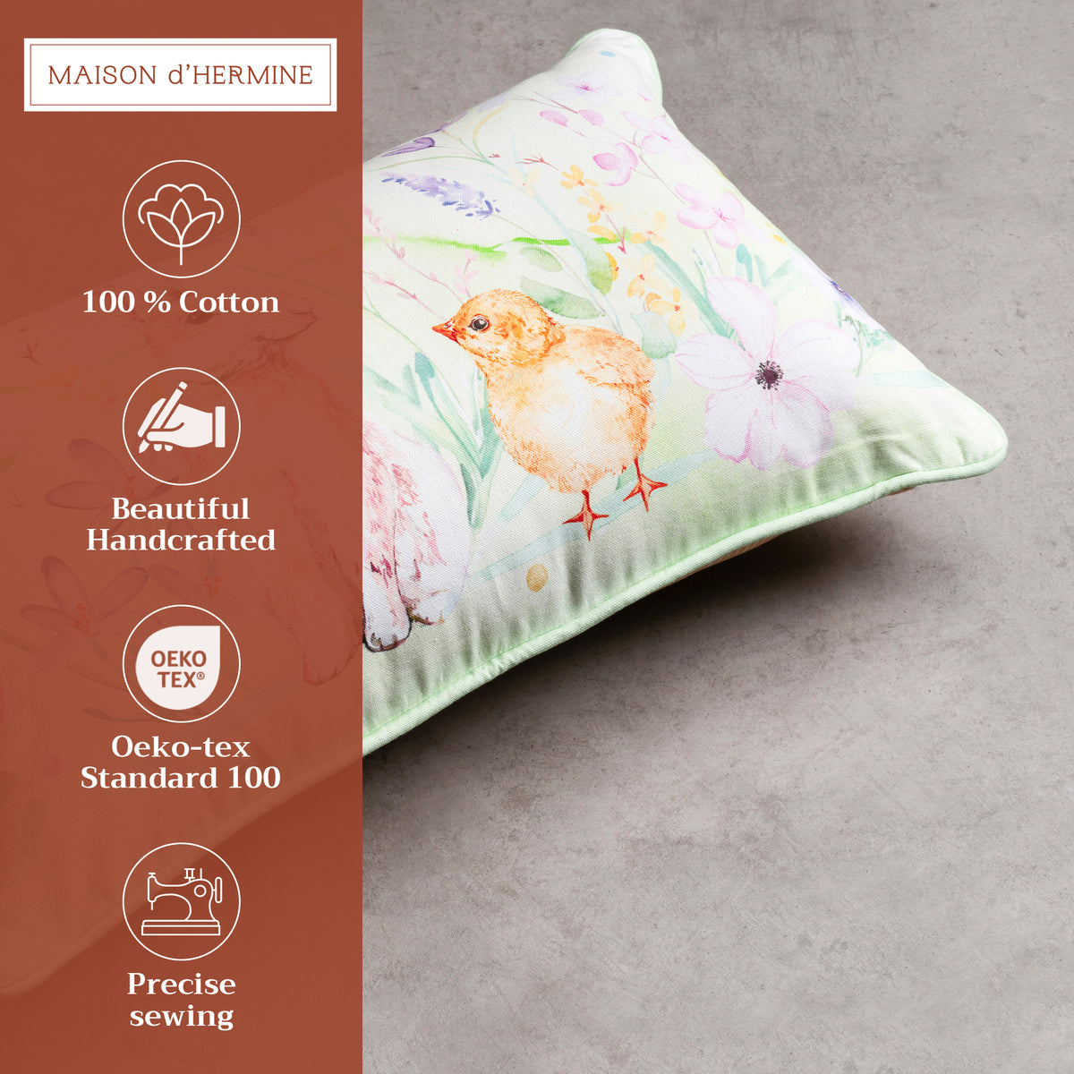 Easter Zest Throw Pillow Covers