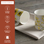 Candice Fine Bone China Coffee Mugs