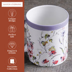 Summer Floral Fine Bone China Coffee Mugs