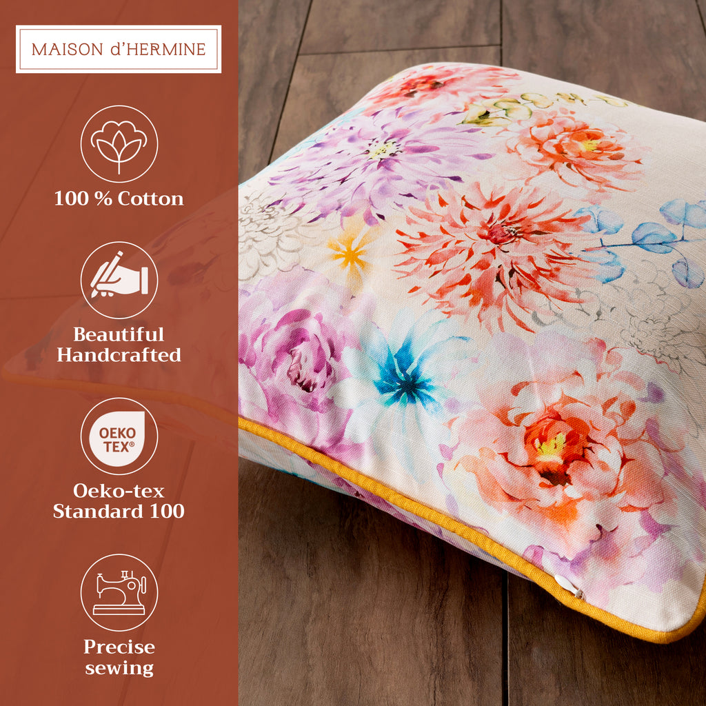 Floral Throw Pillow Covers