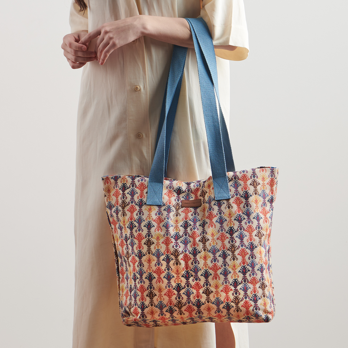 Ikat Canvas Tote Bags