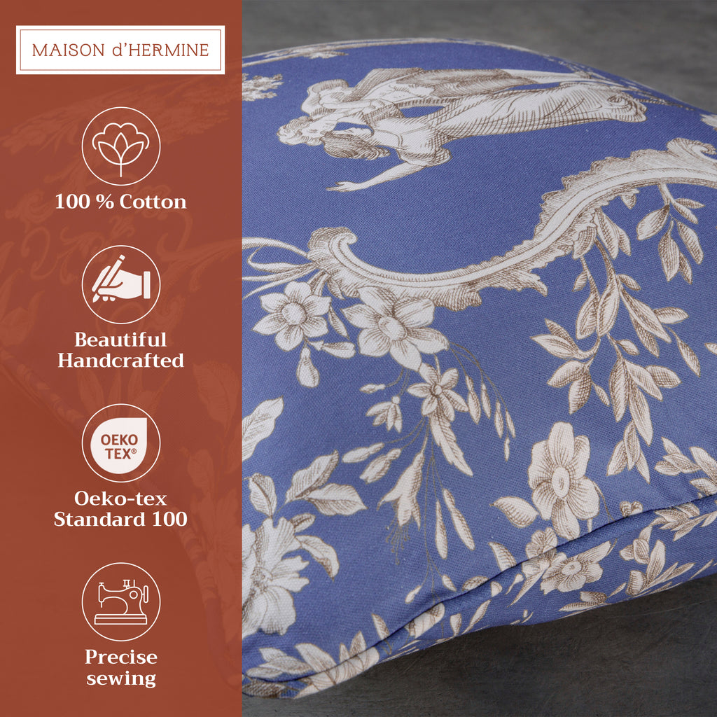 Joli Jouy Throw Pillow Covers