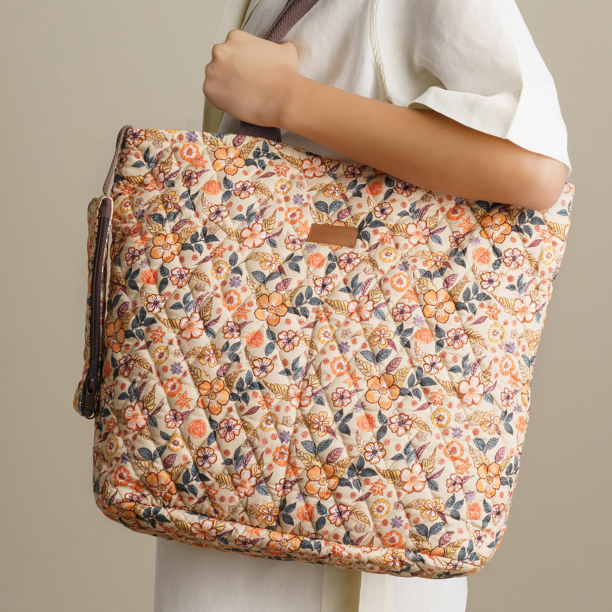 Floral Rain Shopping Bags