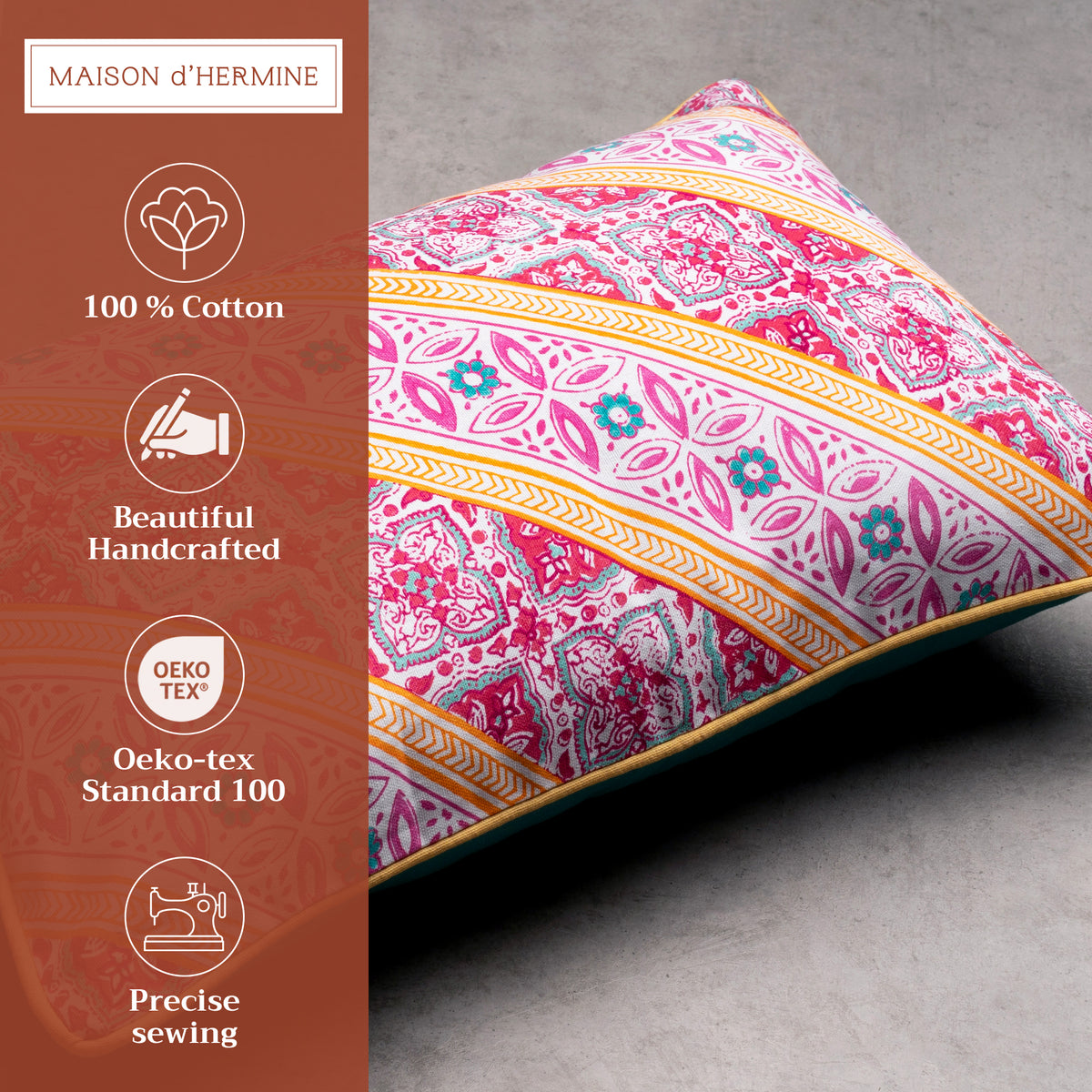 Katmandou Throw Pillow Covers