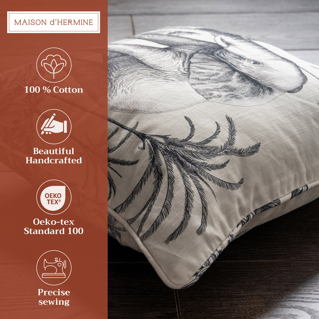Savana Jouy Throw Pillow Covers