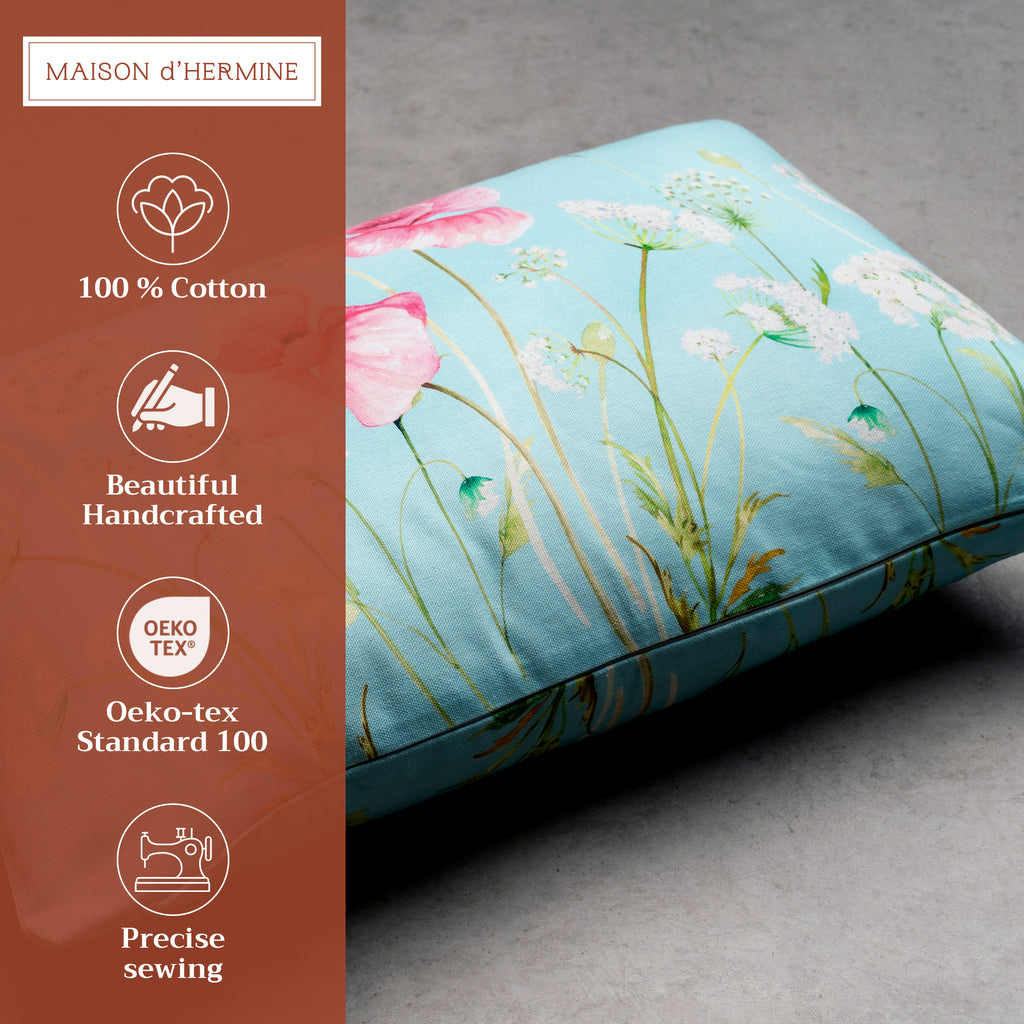 Artist Garden Throw Pillow Covers
