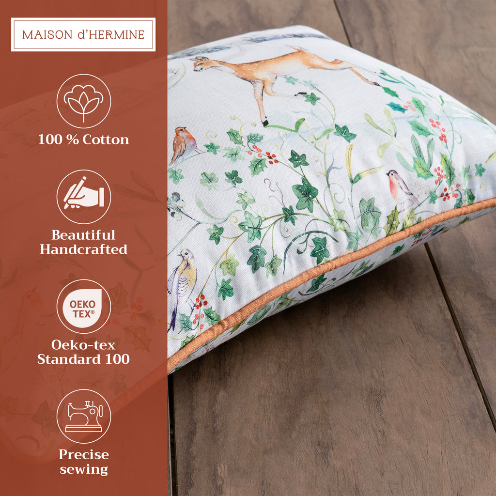 Snowy World Throw Pillow Covers