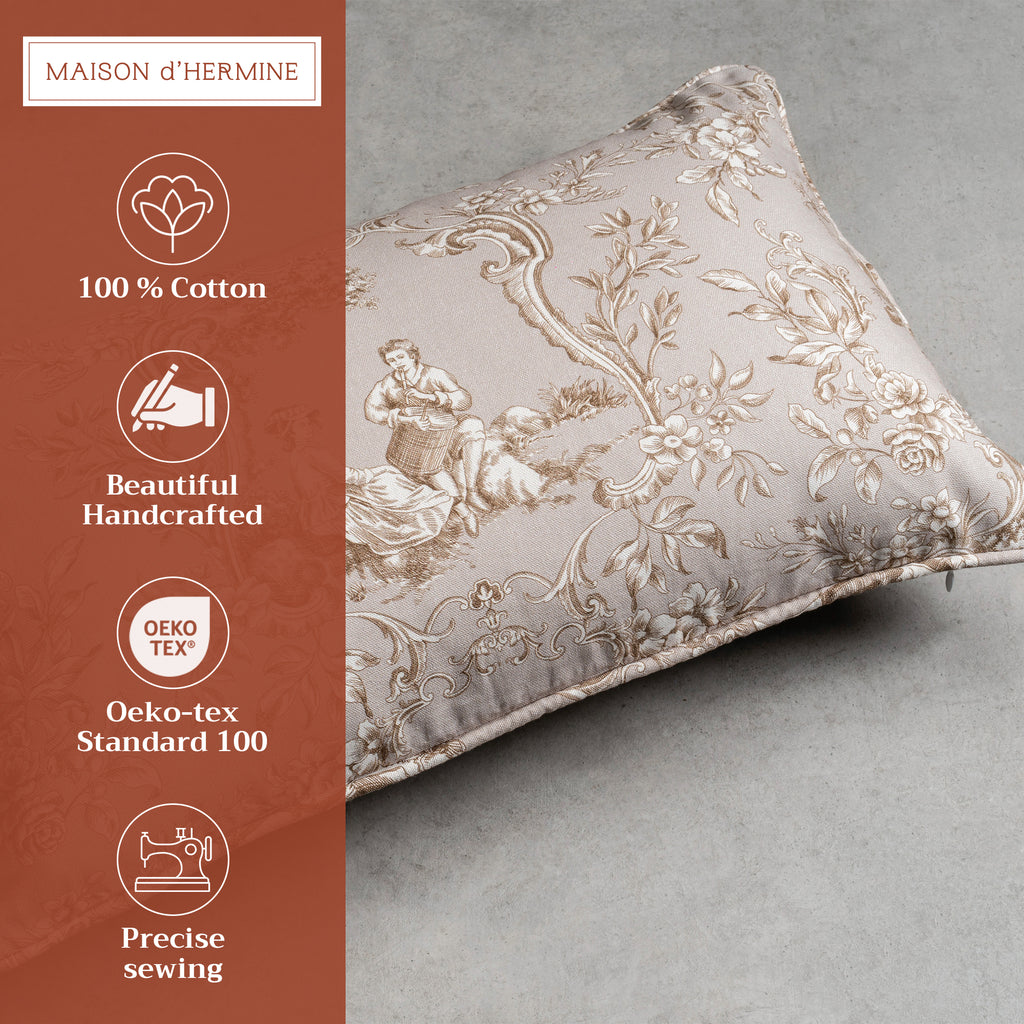 Joli Jouy Throw Pillow Covers